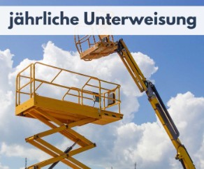 Jährliche Unterweisung Hubarbeitsbühne